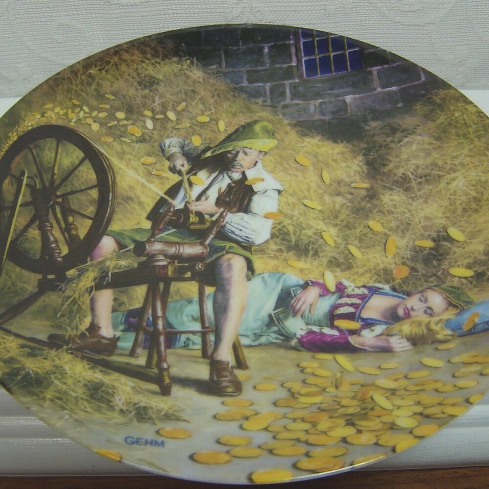 Vintage collector plate "Rumpelstilzchen" by Charles Gehm-1981
